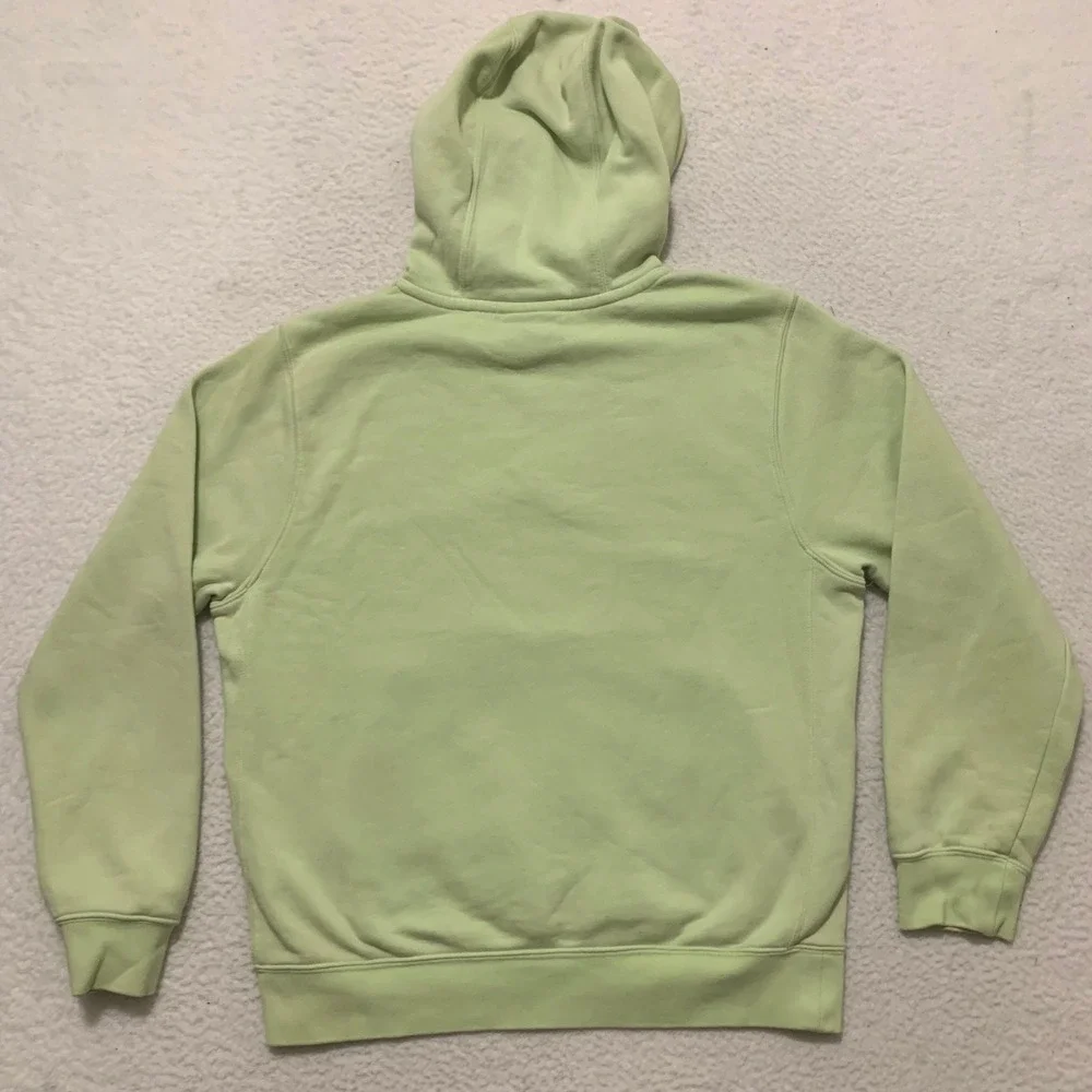 Nike Sportswear Club Fleece Hoodie Mens Small Lime Green Pullover BV2654-383